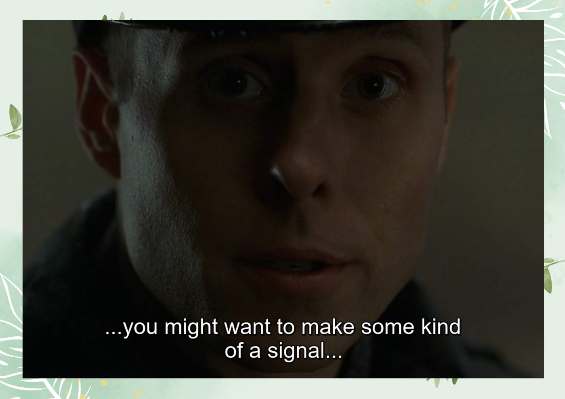 Green White Minimalist Aesthetic Blank Document Border 11 2