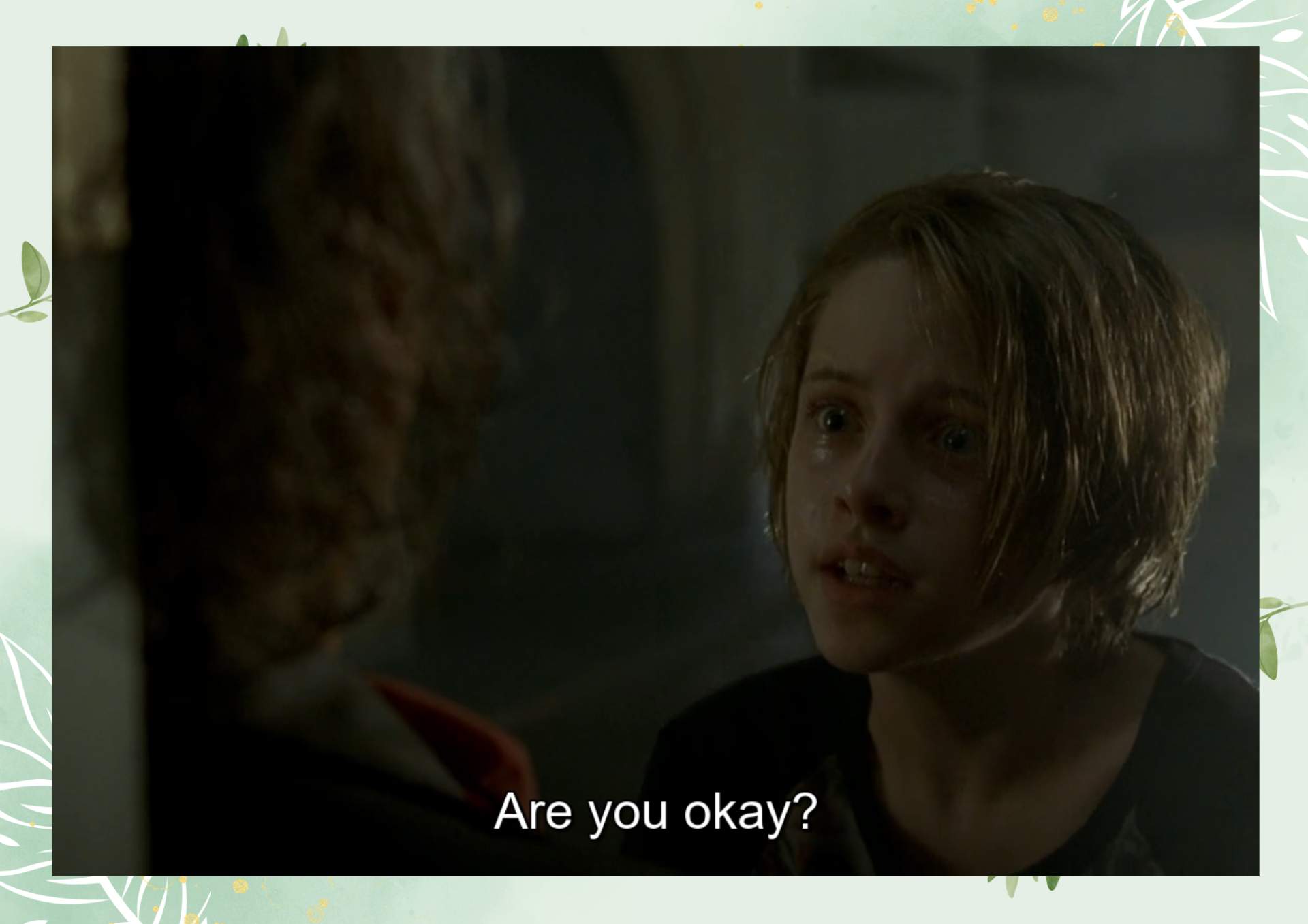 Green White Minimalist Aesthetic Blank Document Border 12 1 1