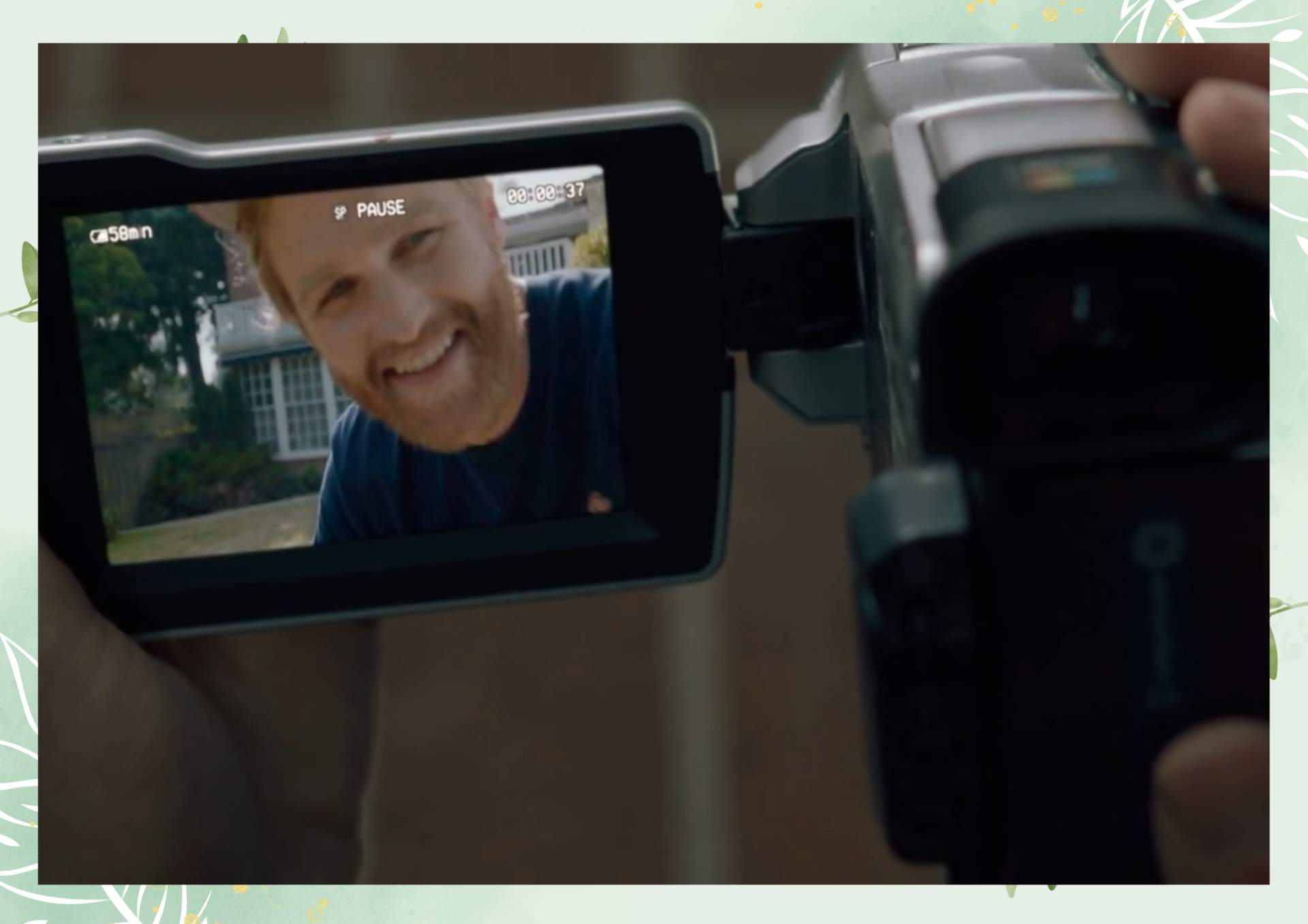 Green White Minimalist Aesthetic Blank Document Border 2 4