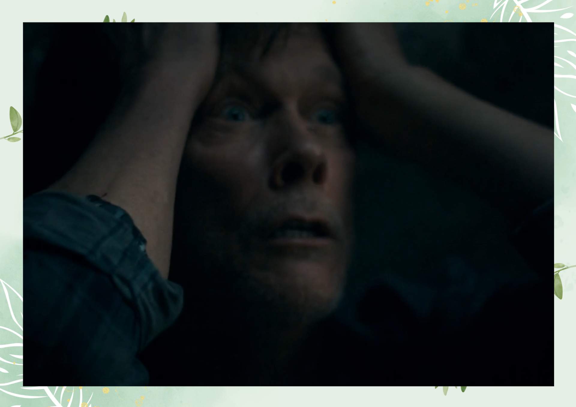 Green White Minimalist Aesthetic Blank Document Border 6 2