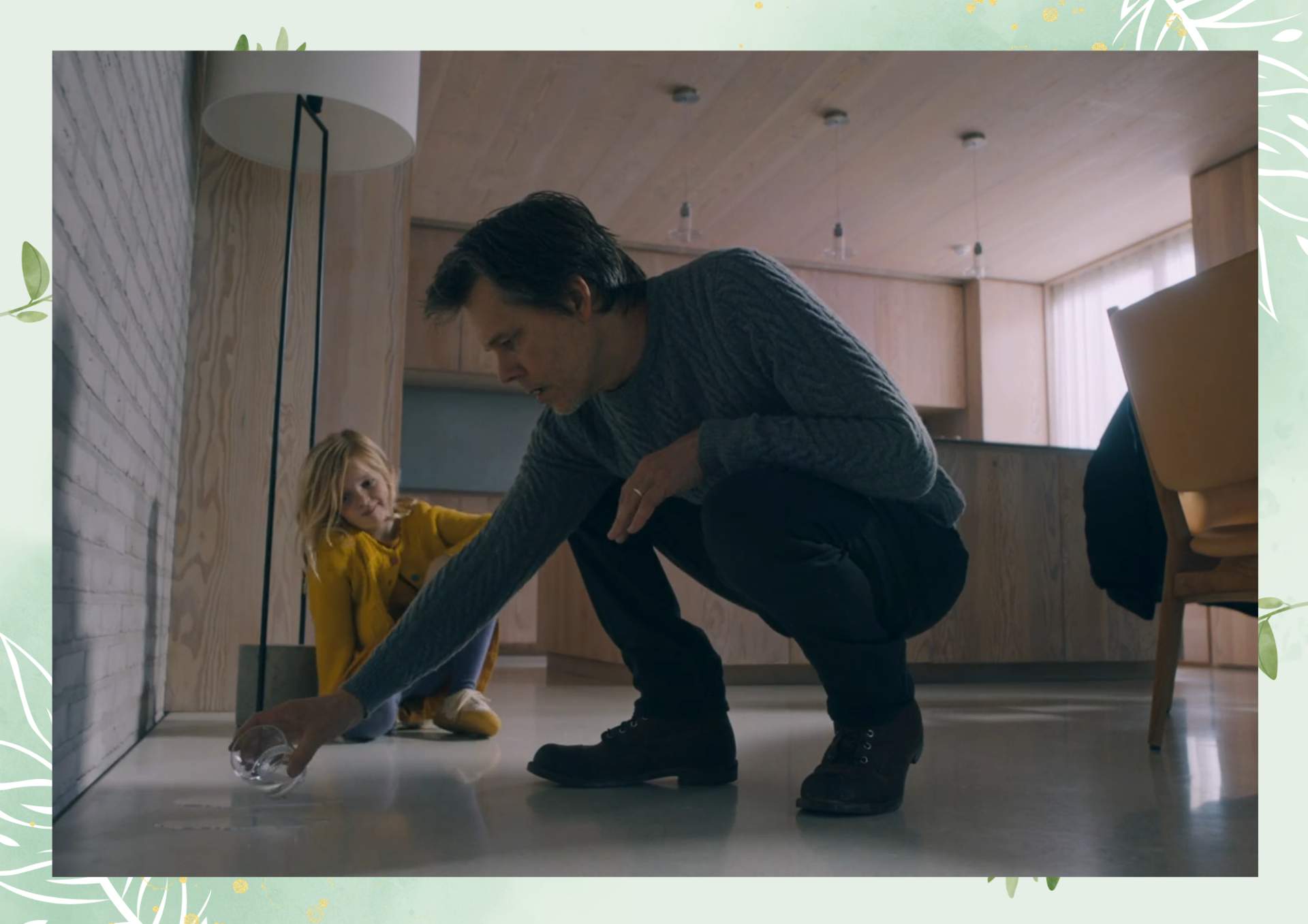 Green White Minimalist Aesthetic Blank Document Border 7 2