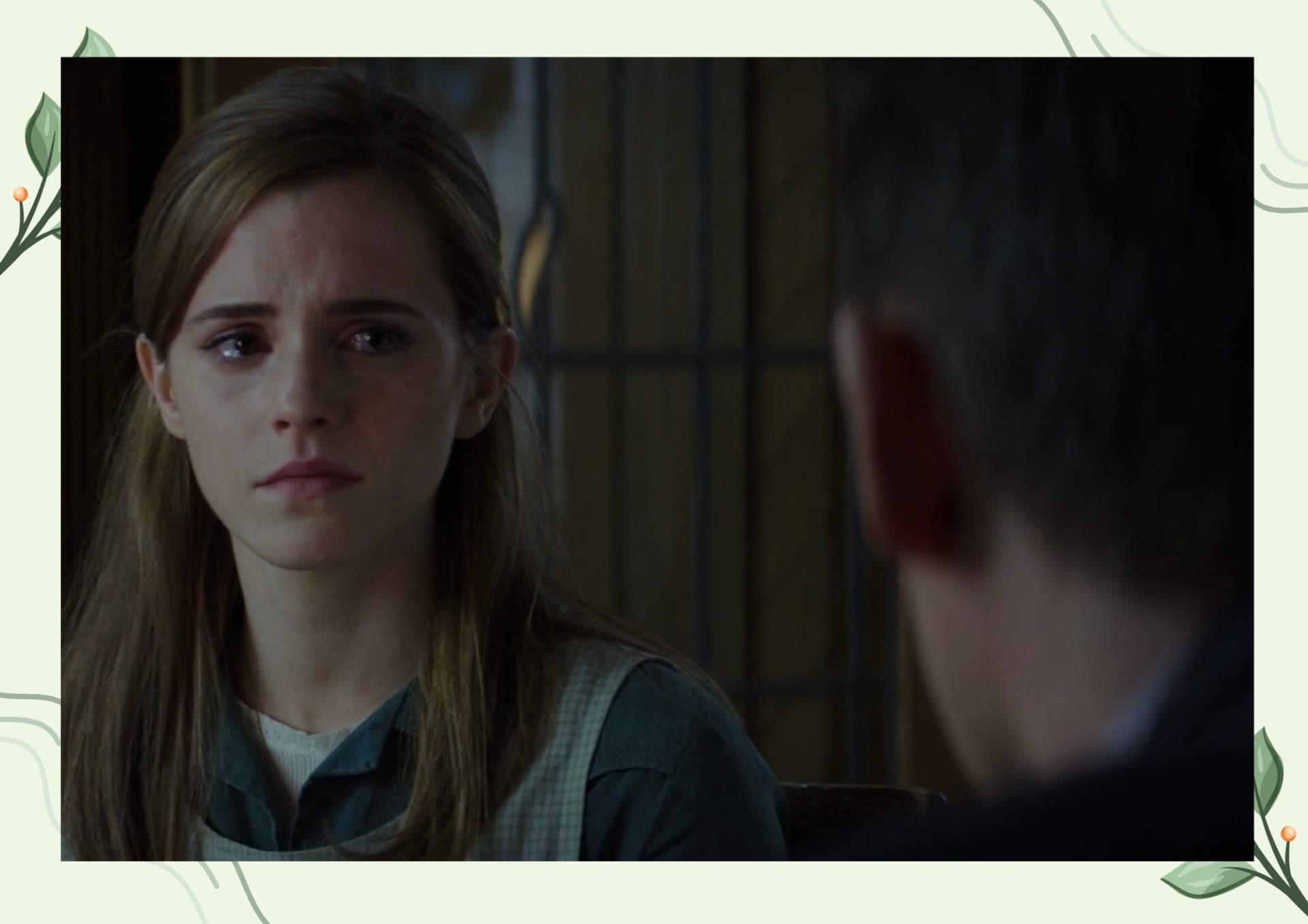 White Green Aesthetic Minimalist Blank Document Border 2 2