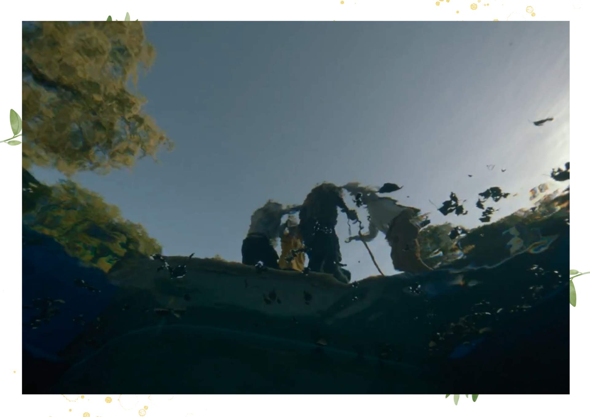 White Green Aesthetic Minimalist Blank Document Border 2 4