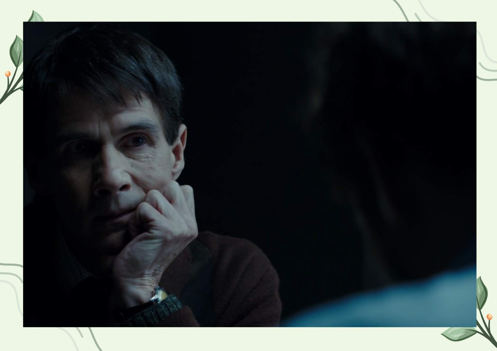 White Green Aesthetic Minimalist Blank Document Border 3 2