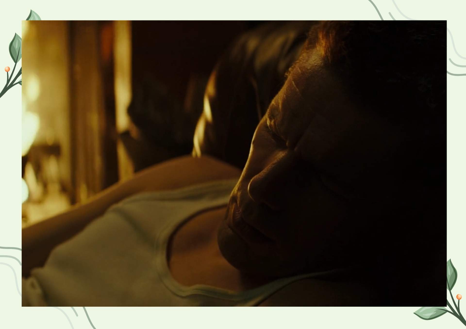 White Green Aesthetic Minimalist Blank Document Border 4 2