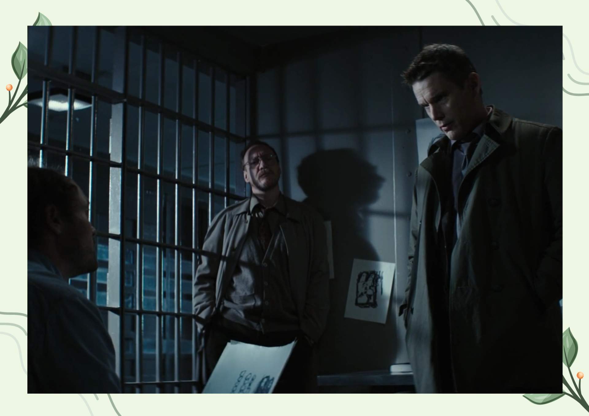 White Green Aesthetic Minimalist Blank Document Border 9 1