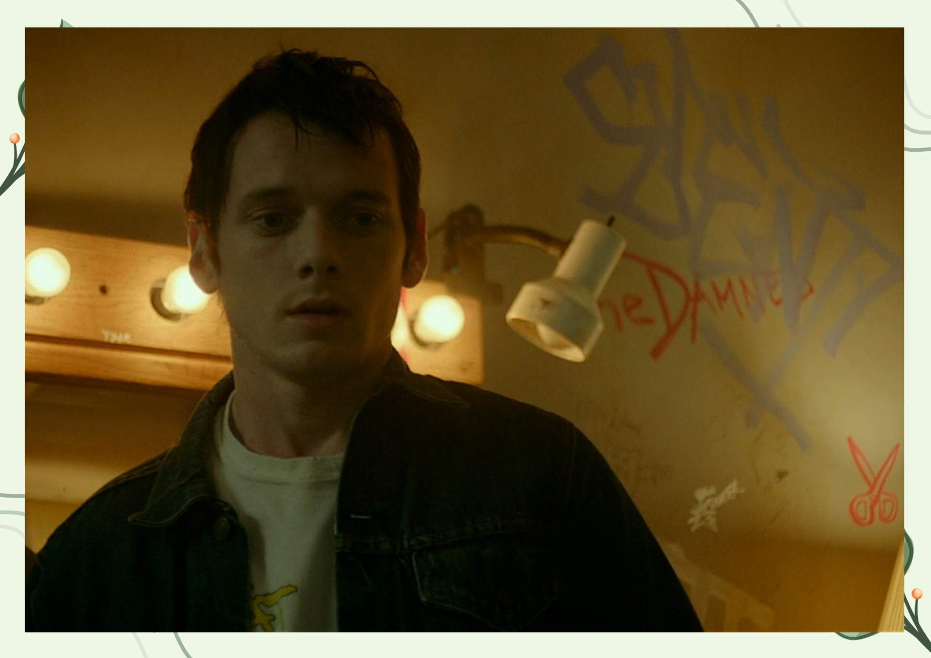 White Green Aesthetic Minimalist Blank Document Border 12