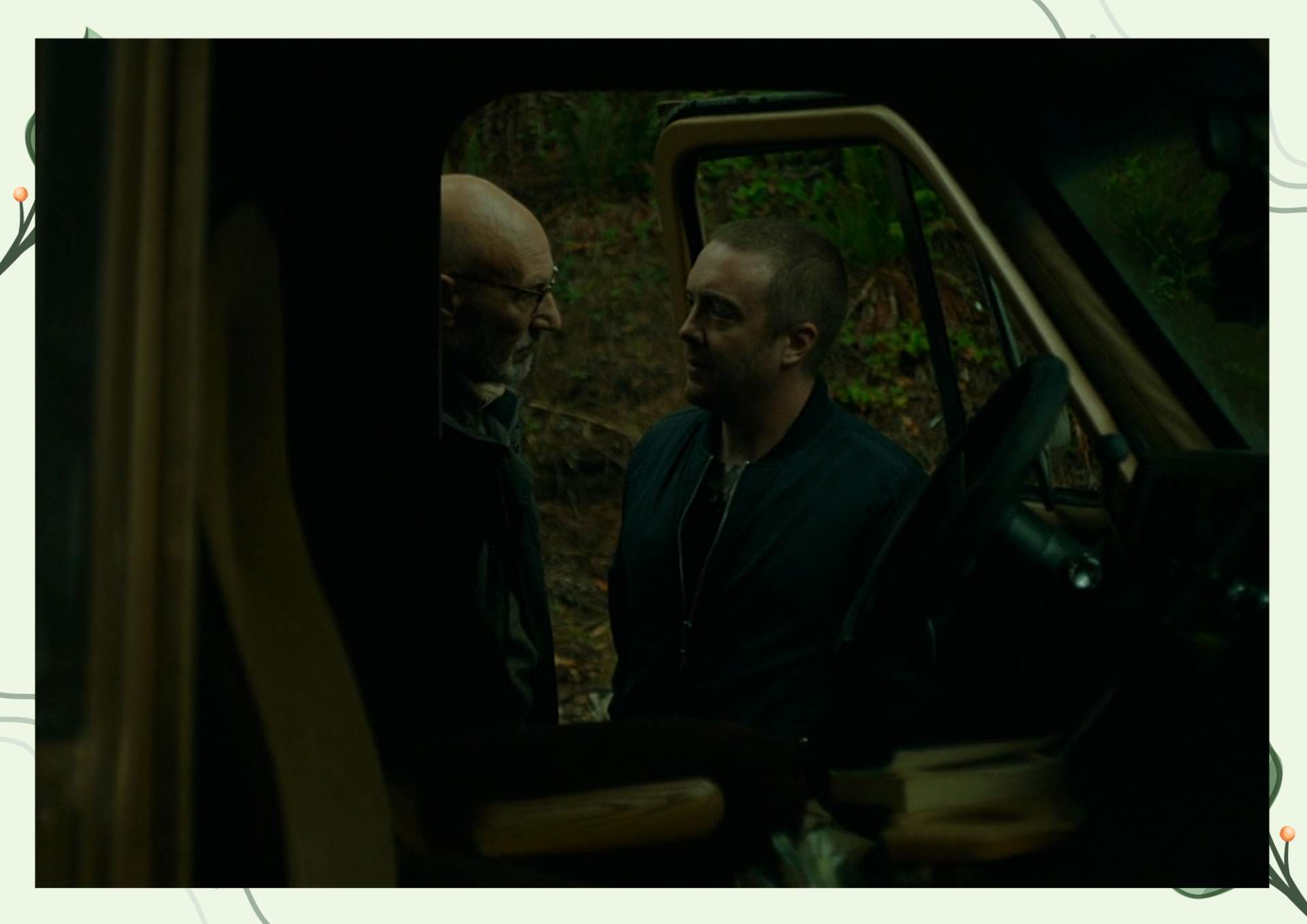 White Green Aesthetic Minimalist Blank Document Border 2 10