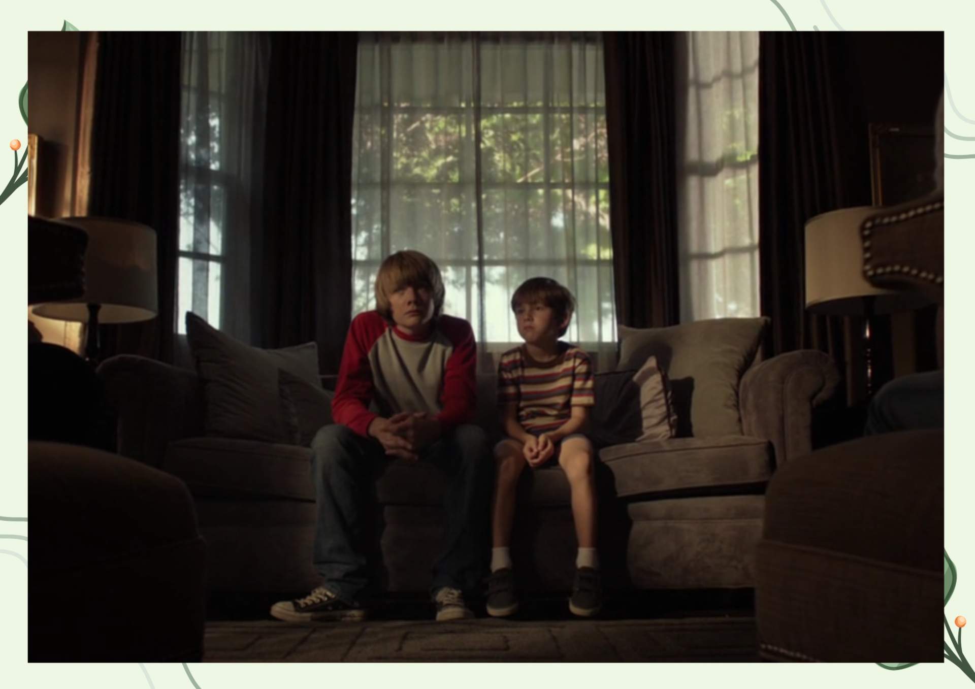 White Green Aesthetic Minimalist Blank Document Border 2 3 2