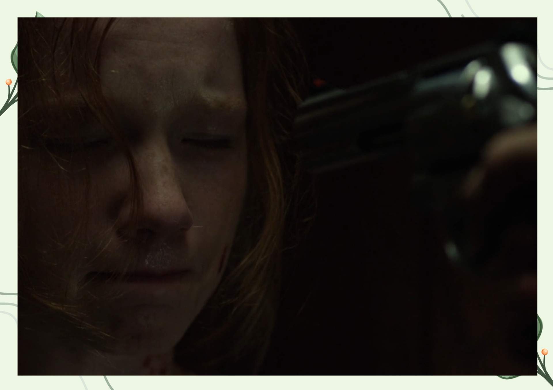 White Green Aesthetic Minimalist Blank Document Border 3 12