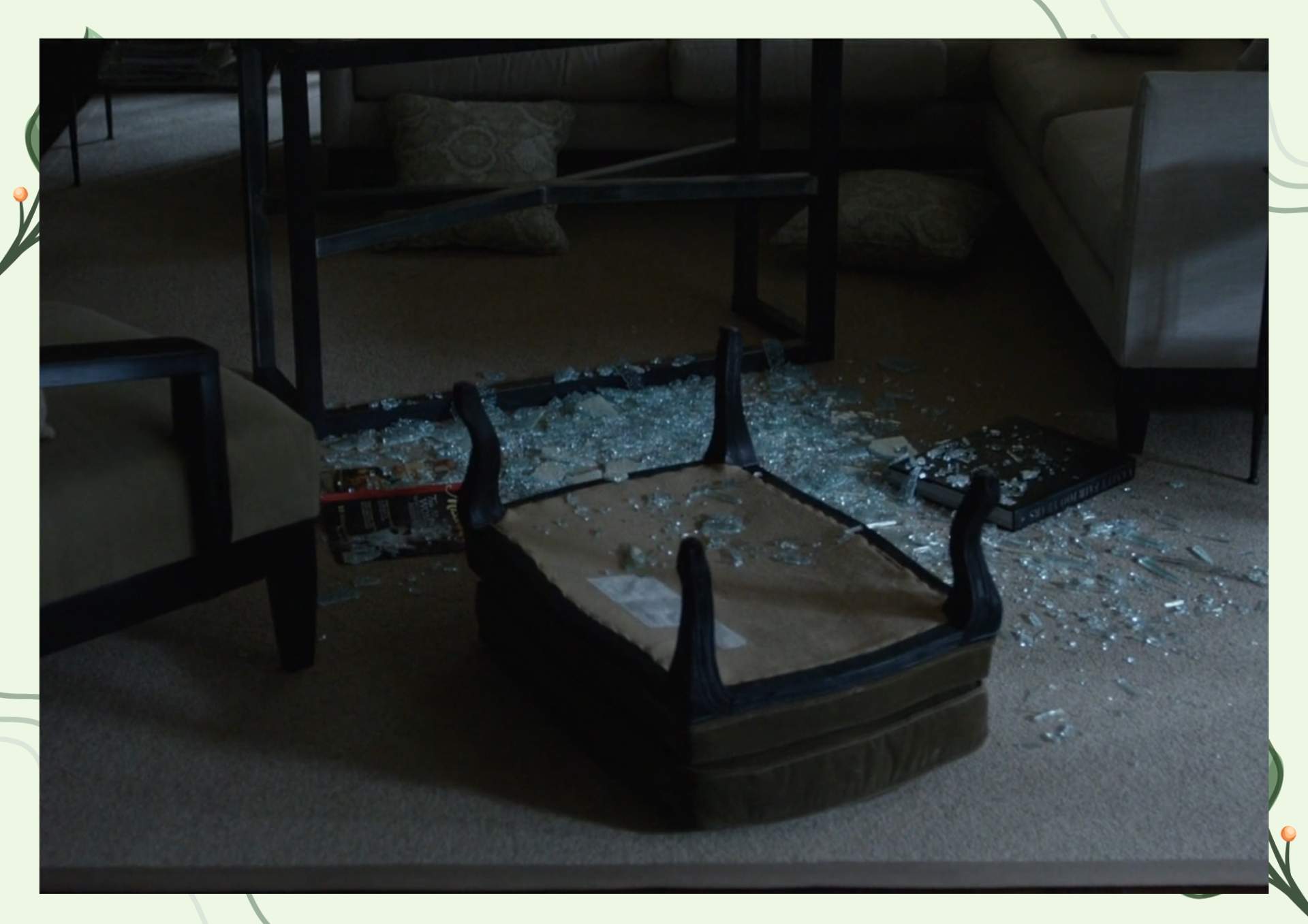 White Green Aesthetic Minimalist Blank Document Border 3 13