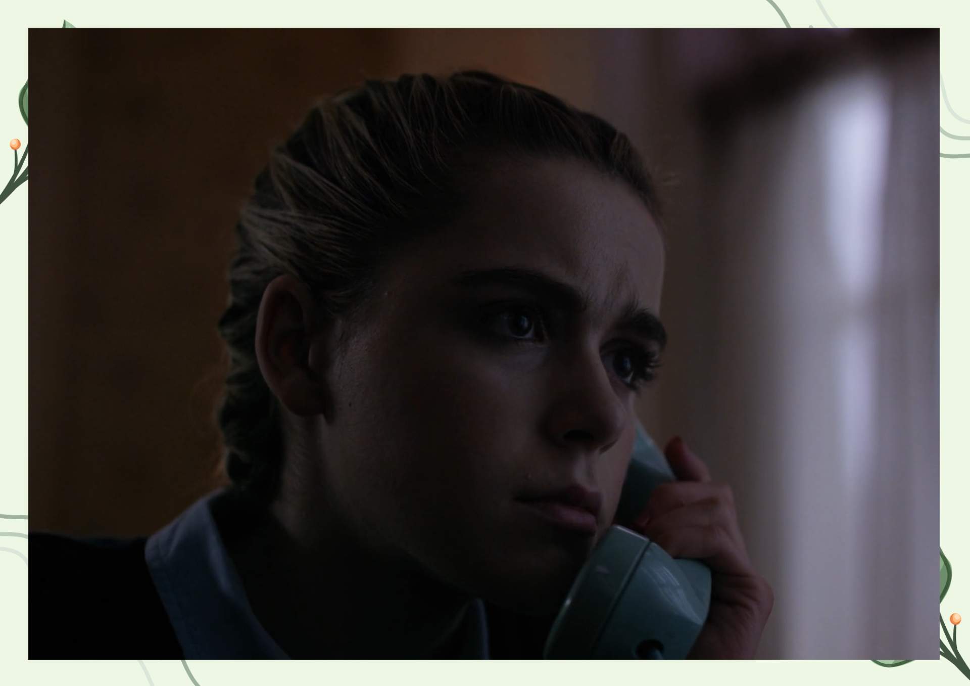 White Green Aesthetic Minimalist Blank Document Border 3 3