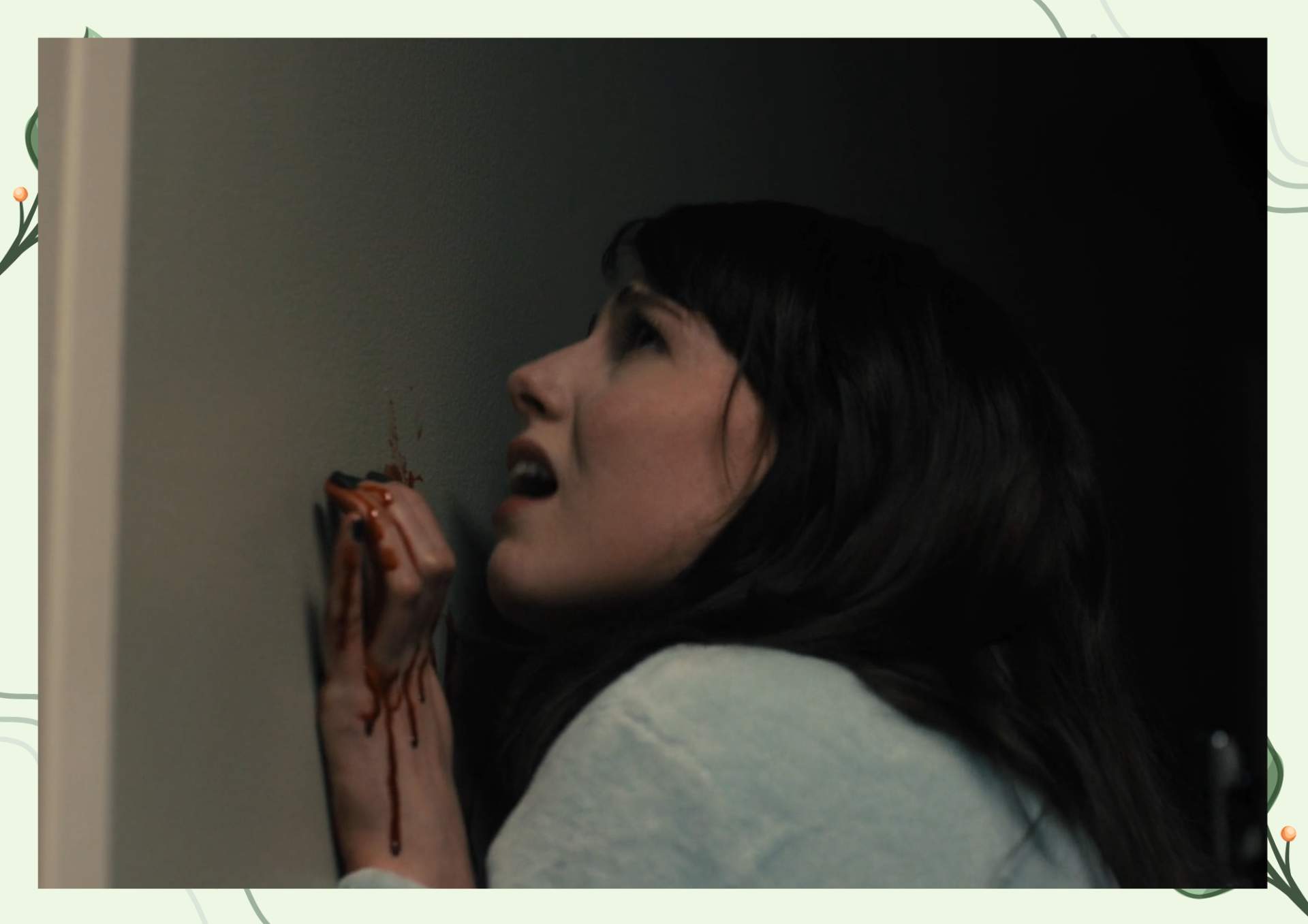 White Green Aesthetic Minimalist Blank Document Border 8 2