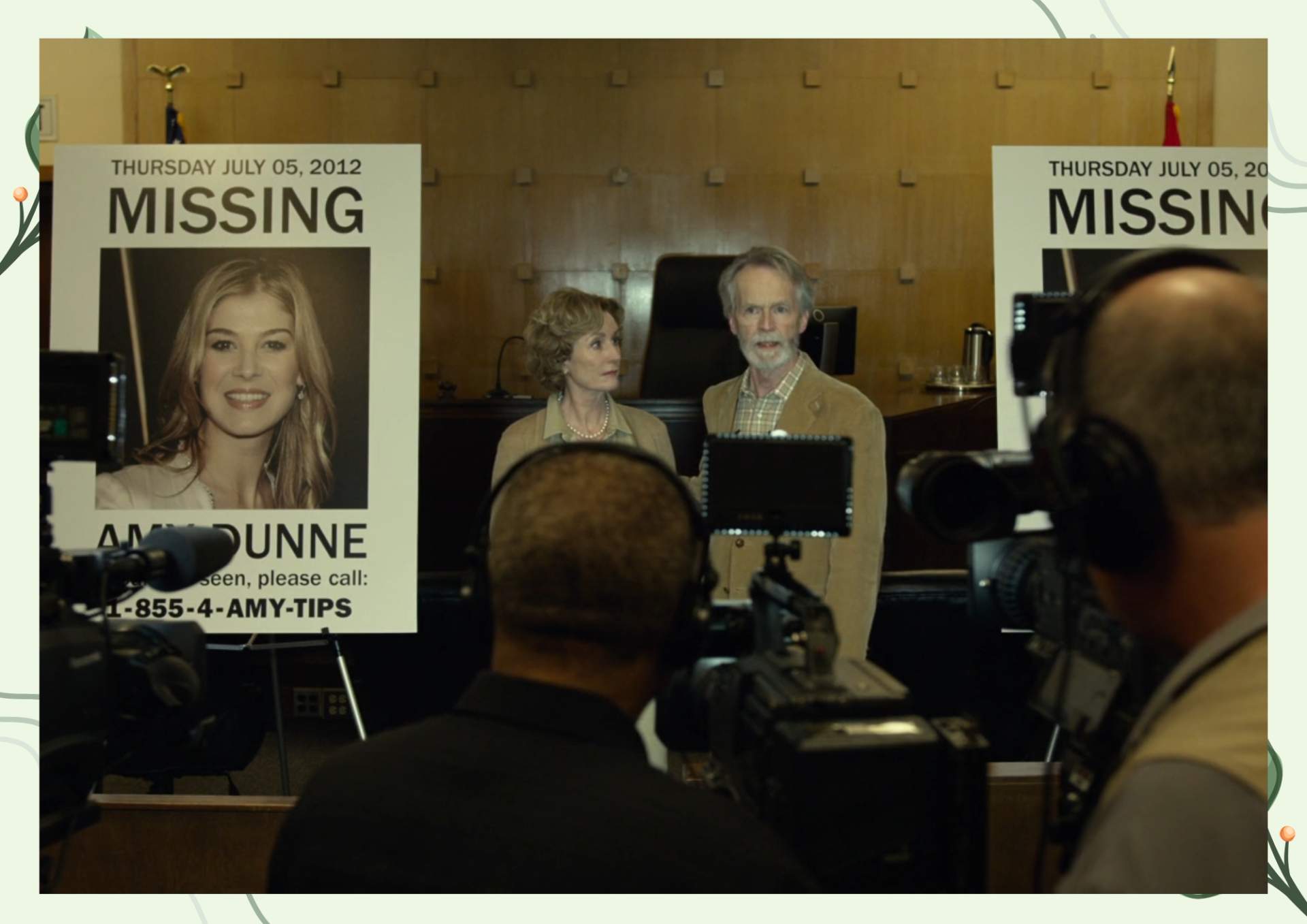 White Green Aesthetic Minimalist Blank Document Border 9 3