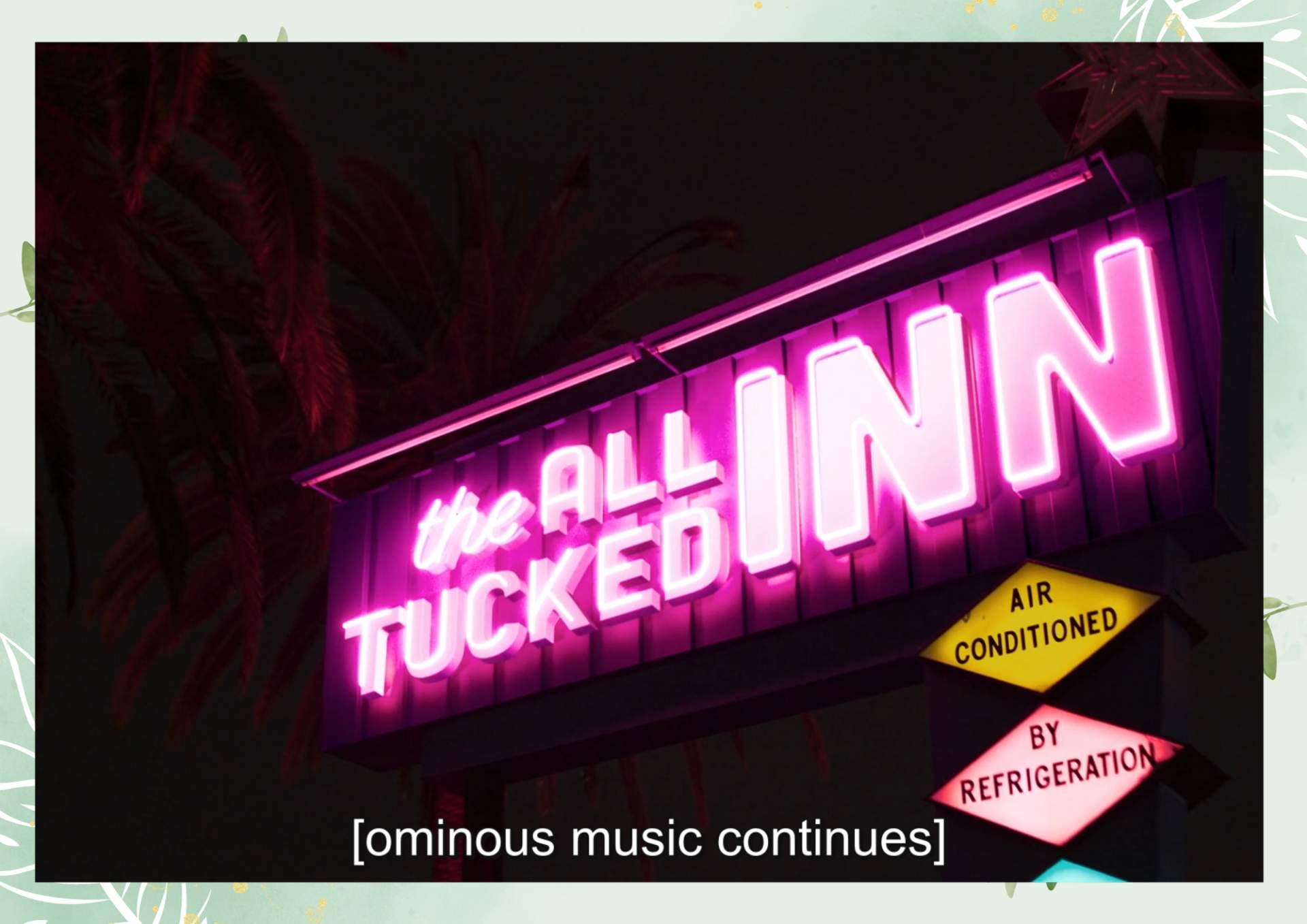 Green White Minimalist Aesthetic Blank Document Border 2 2