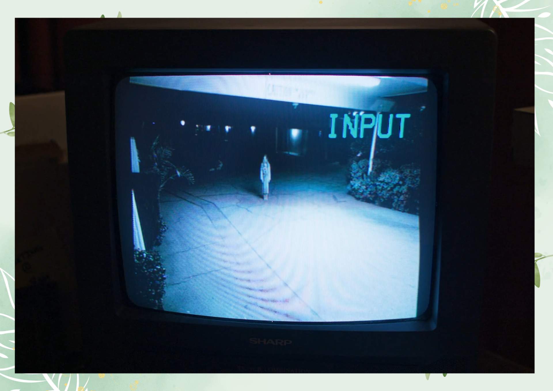 Green White Minimalist Aesthetic Blank Document Border 5 2