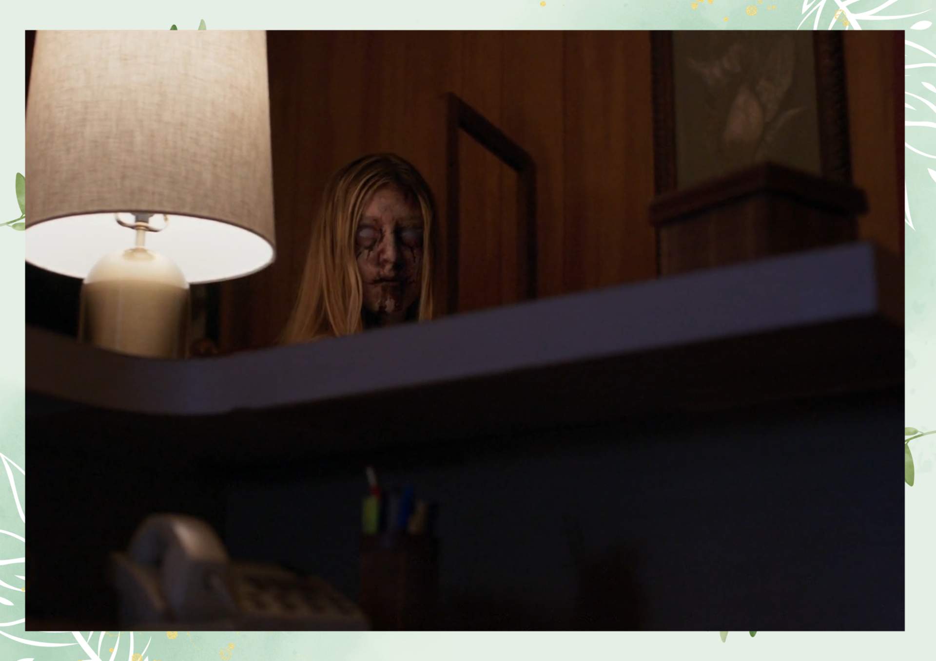 Green White Minimalist Aesthetic Blank Document Border 7 2