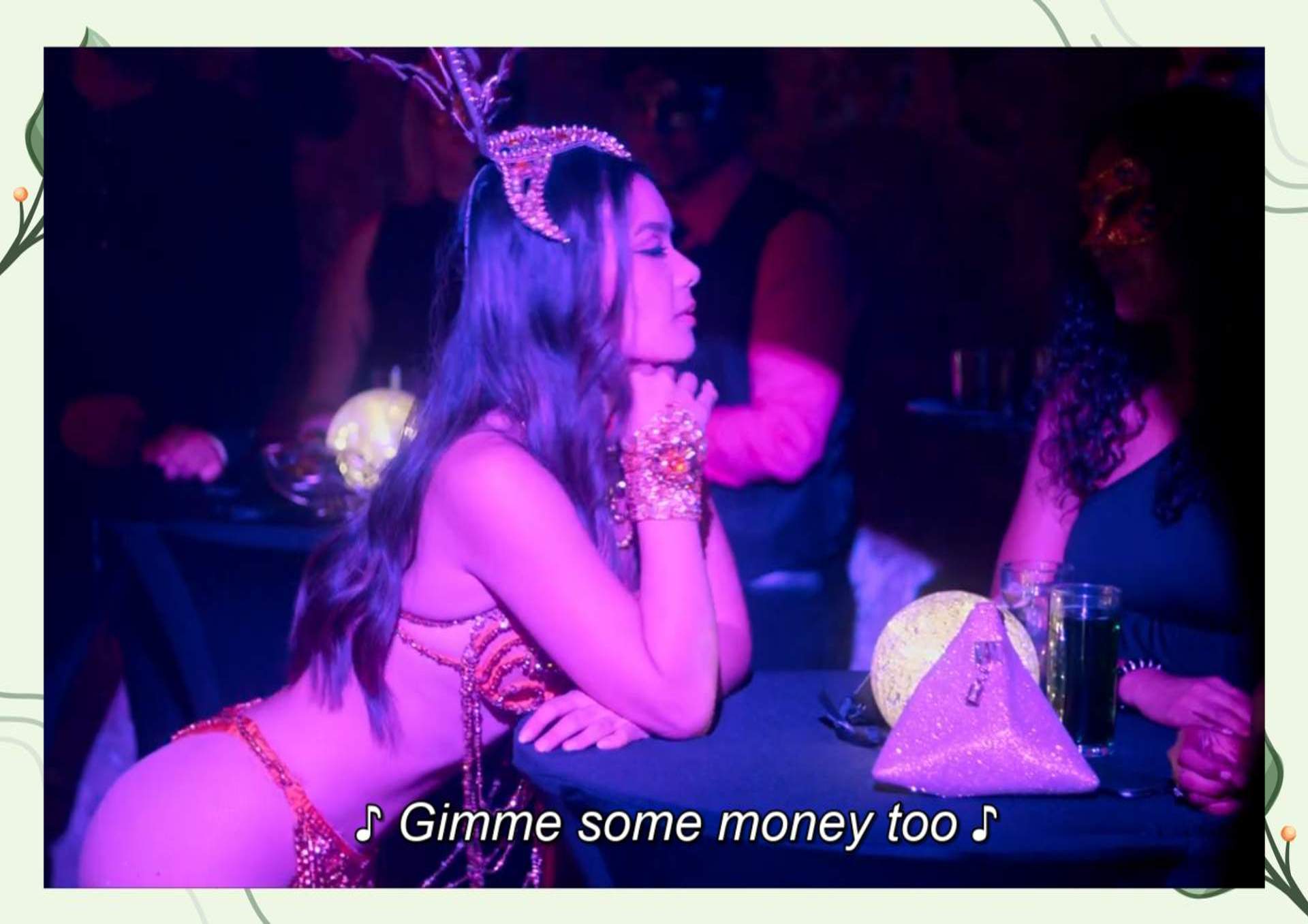 White Green Aesthetic Minimalist Blank Document Border 8