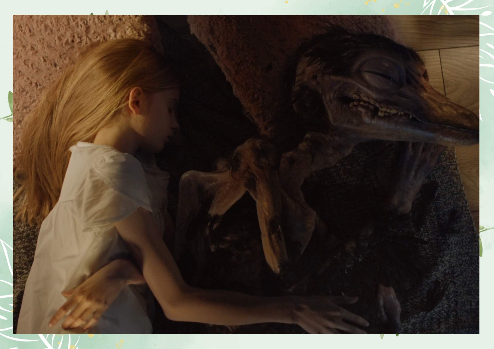 Green White Minimalist Aesthetic Blank Document Border 4 1 1