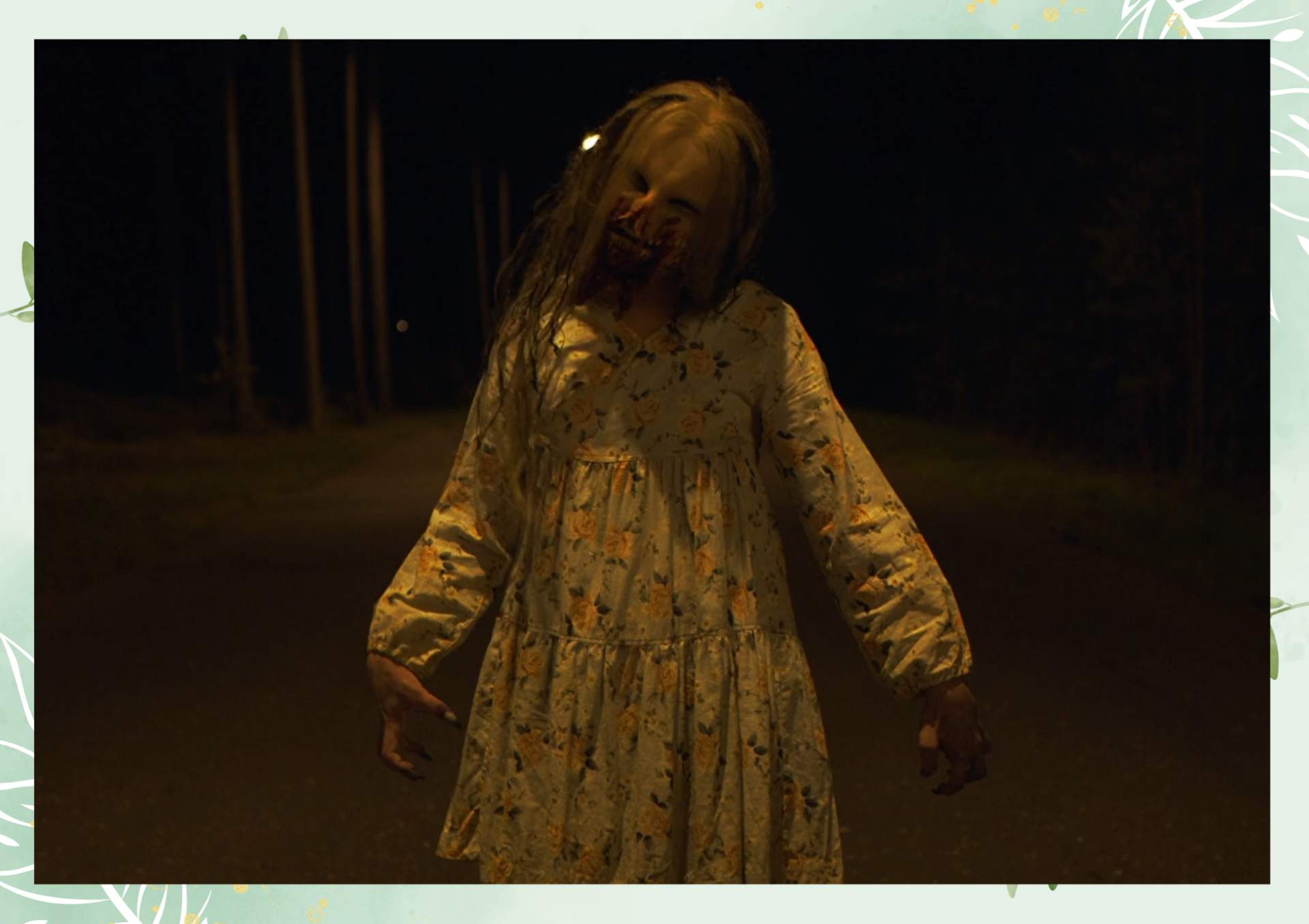 Green White Minimalist Aesthetic Blank Document Border 5 1