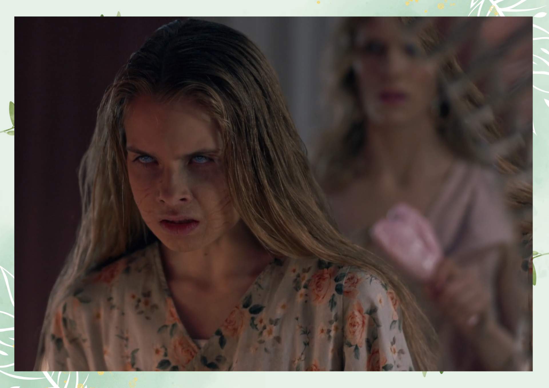 Green White Minimalist Aesthetic Blank Document Border 7 1 1