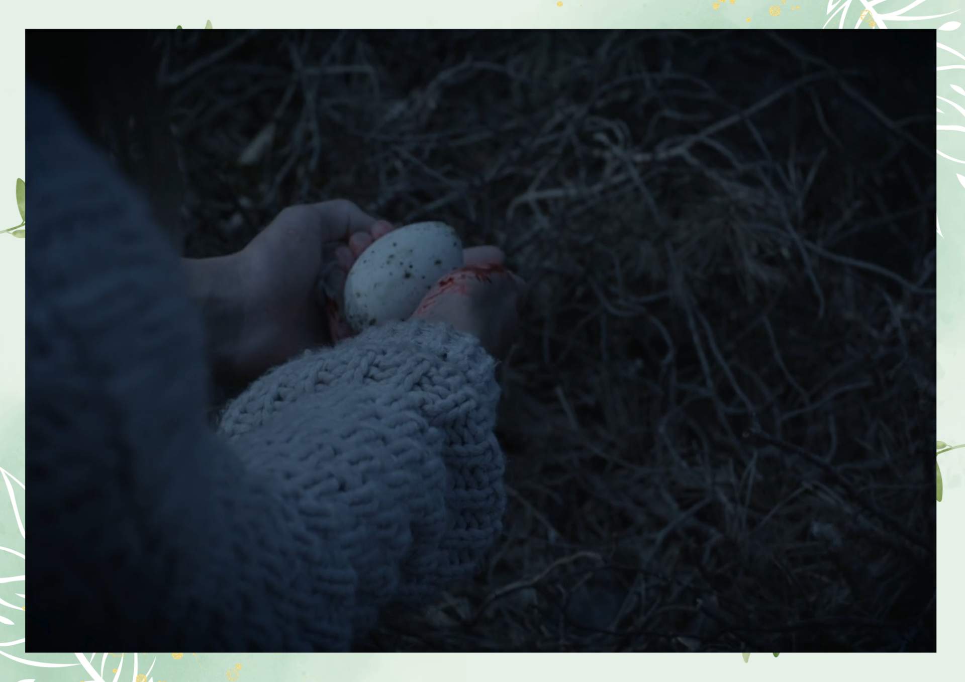 Green White Minimalist Aesthetic Blank Document Border 7 1