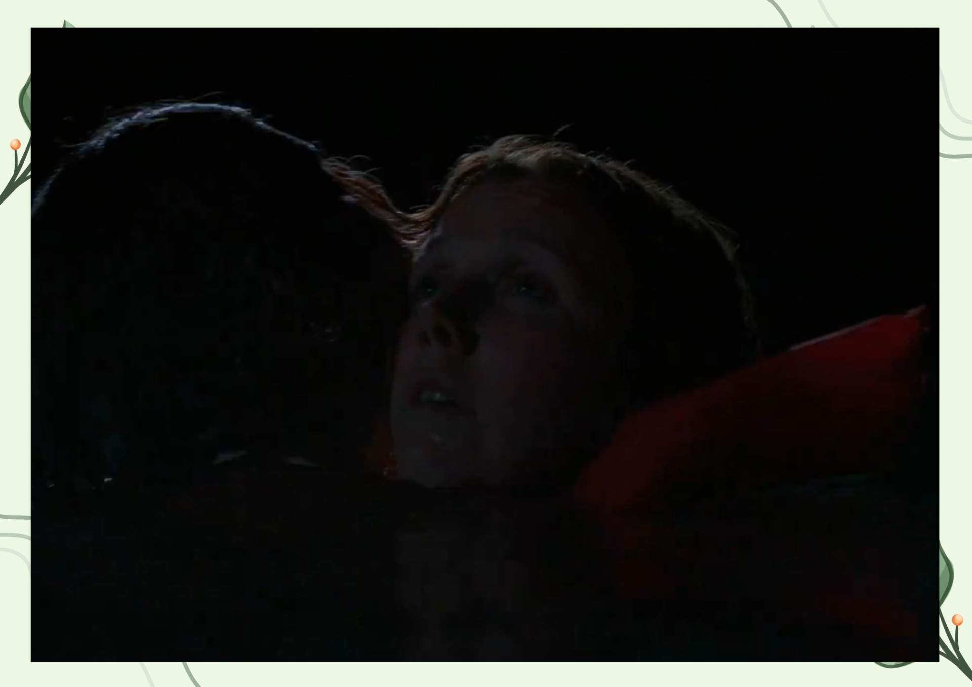 White Green Aesthetic Minimalist Blank Document Border 4