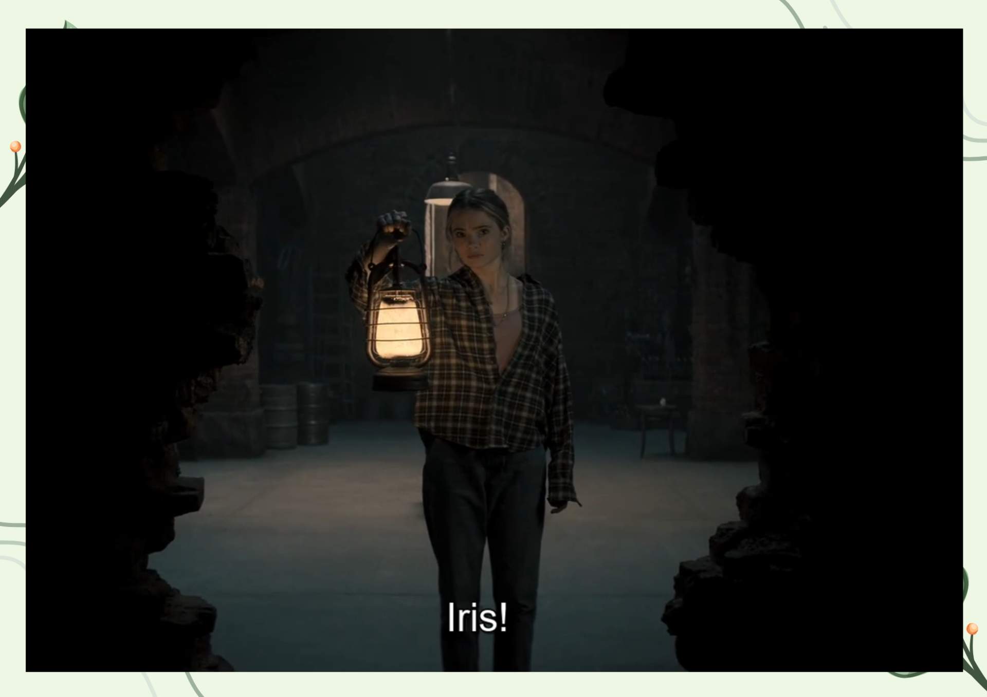 White Green Aesthetic Minimalist Blank Document Border 5 3