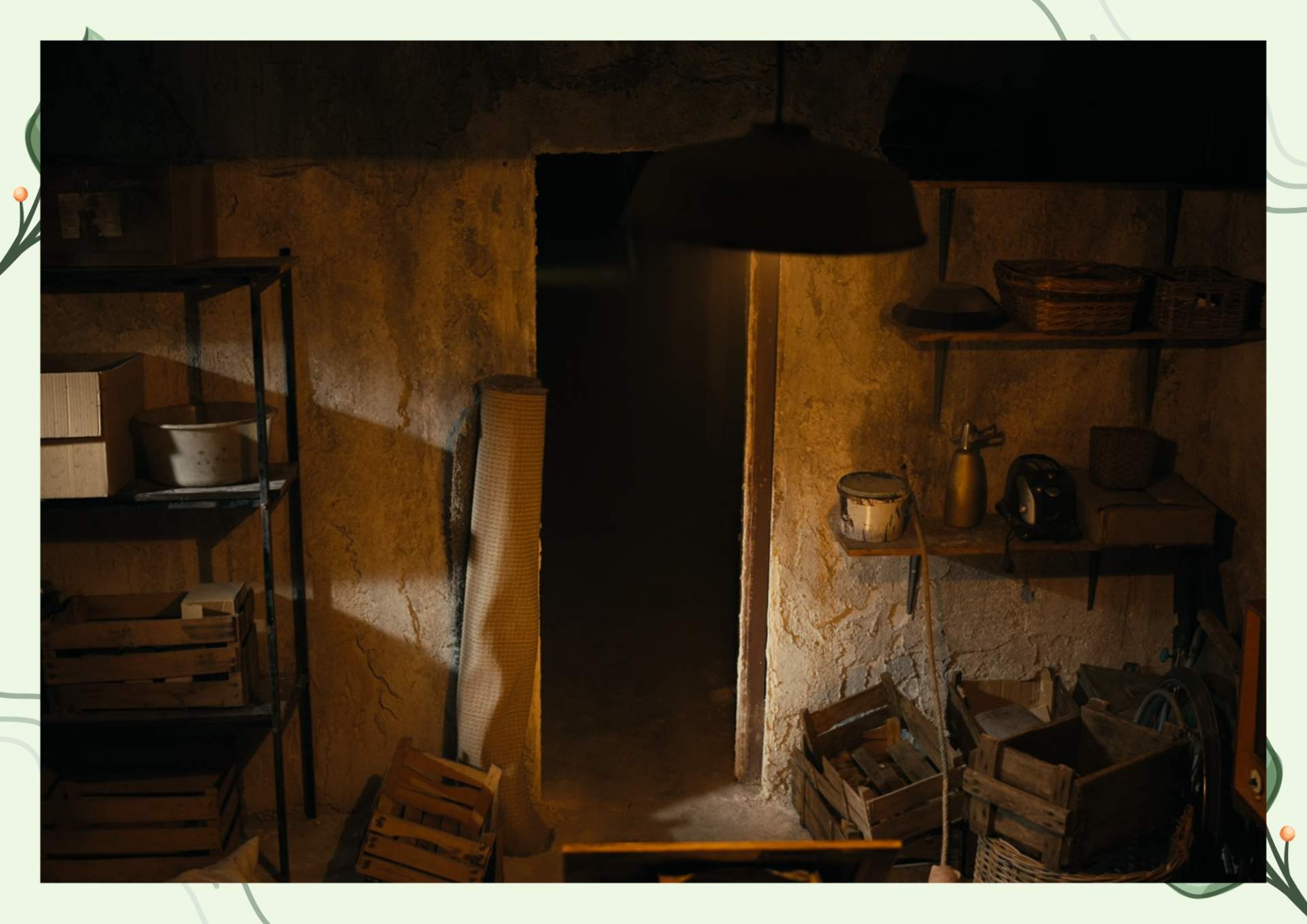 White Green Aesthetic Minimalist Blank Document Border 1 2 1