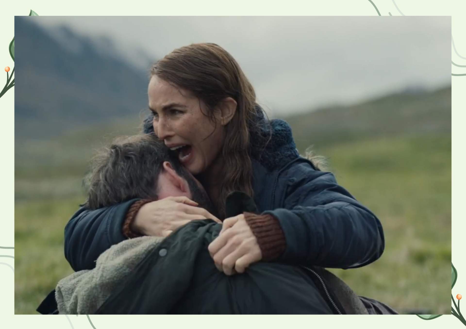 White Green Aesthetic Minimalist Blank Document Border 6 2