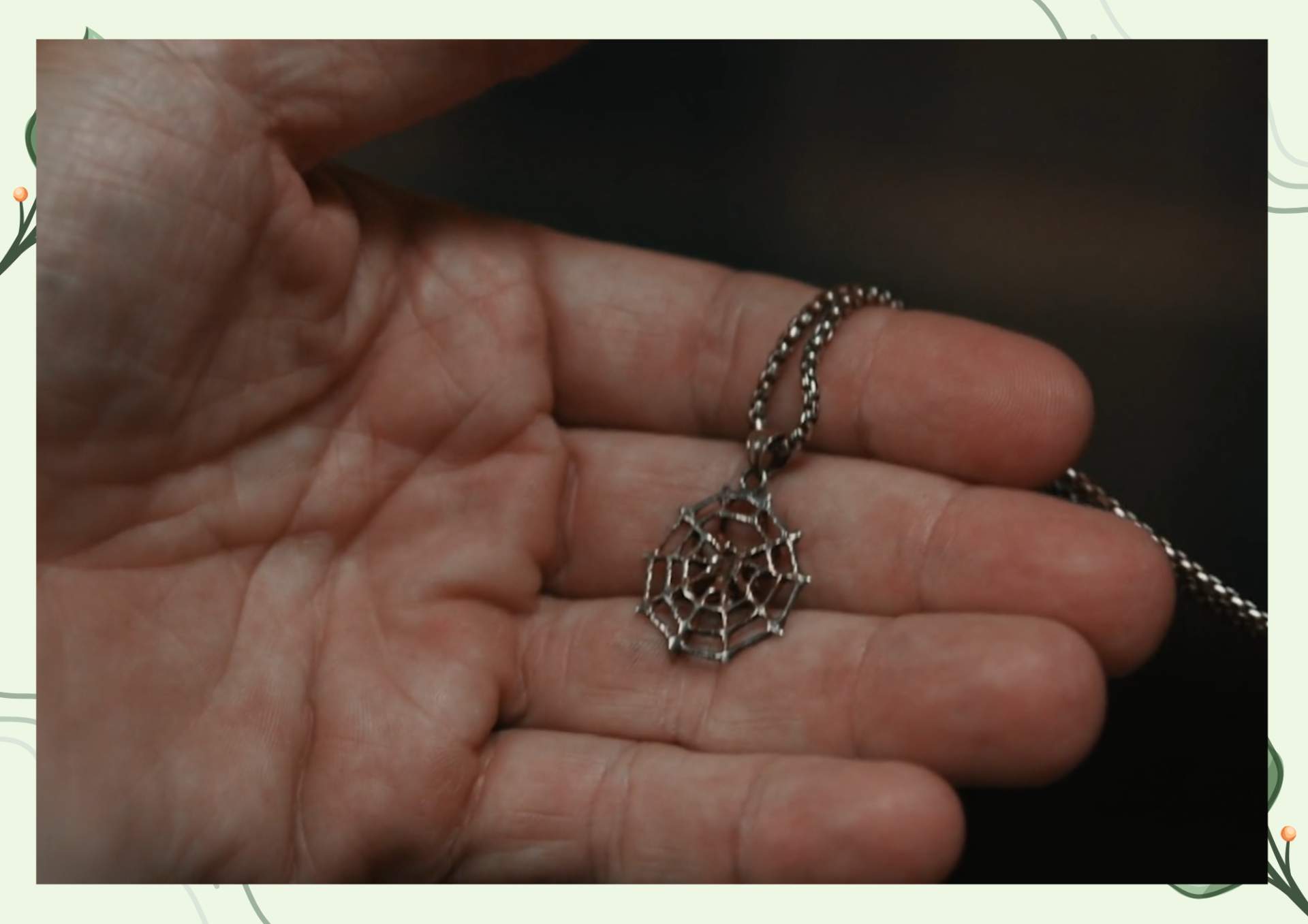 White Green Aesthetic Minimalist Blank Document Border 7