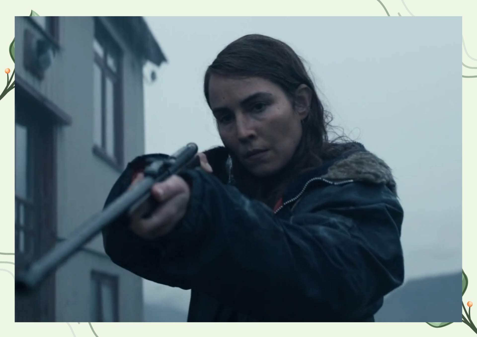 White Green Aesthetic Minimalist Blank Document Border 8 2