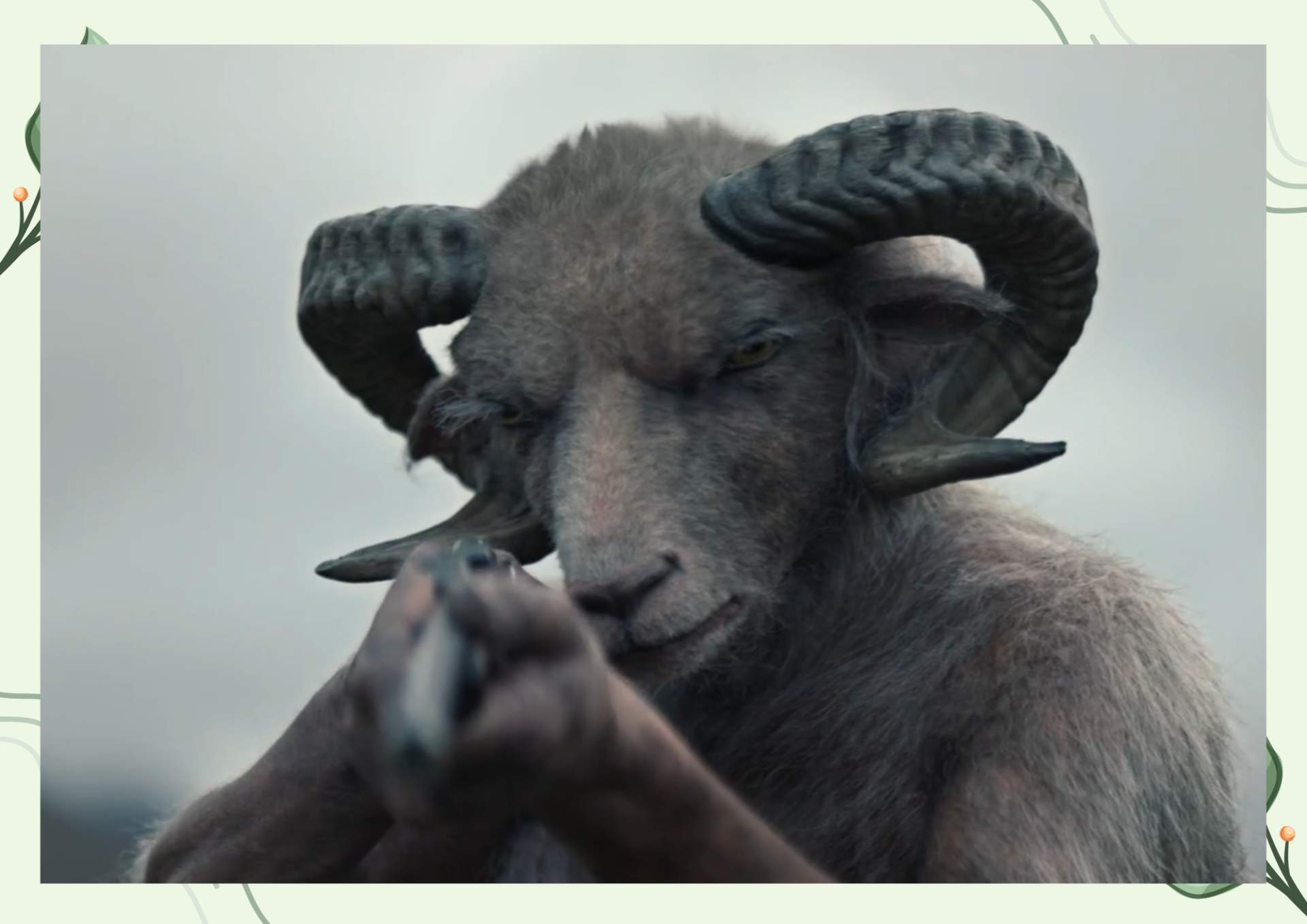 White Green Aesthetic Minimalist Blank Document Border 9 2