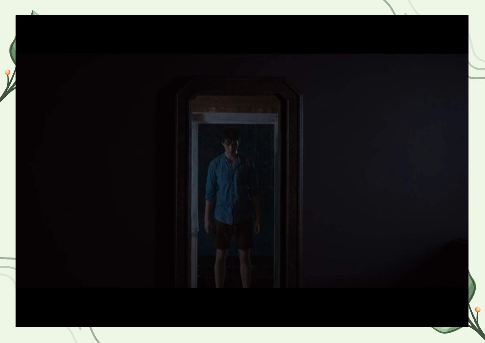 White Green Aesthetic Minimalist Blank Document Border 2 9