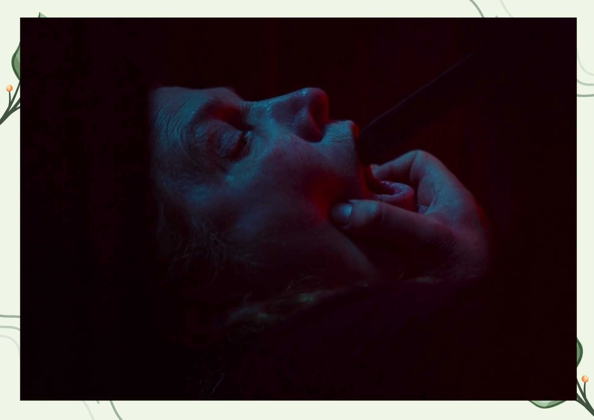 White Green Aesthetic Minimalist Blank Document Border 3 7