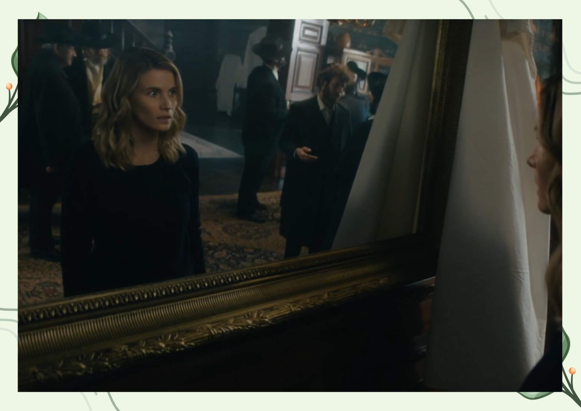 White Green Aesthetic Minimalist Blank Document Border 2 10