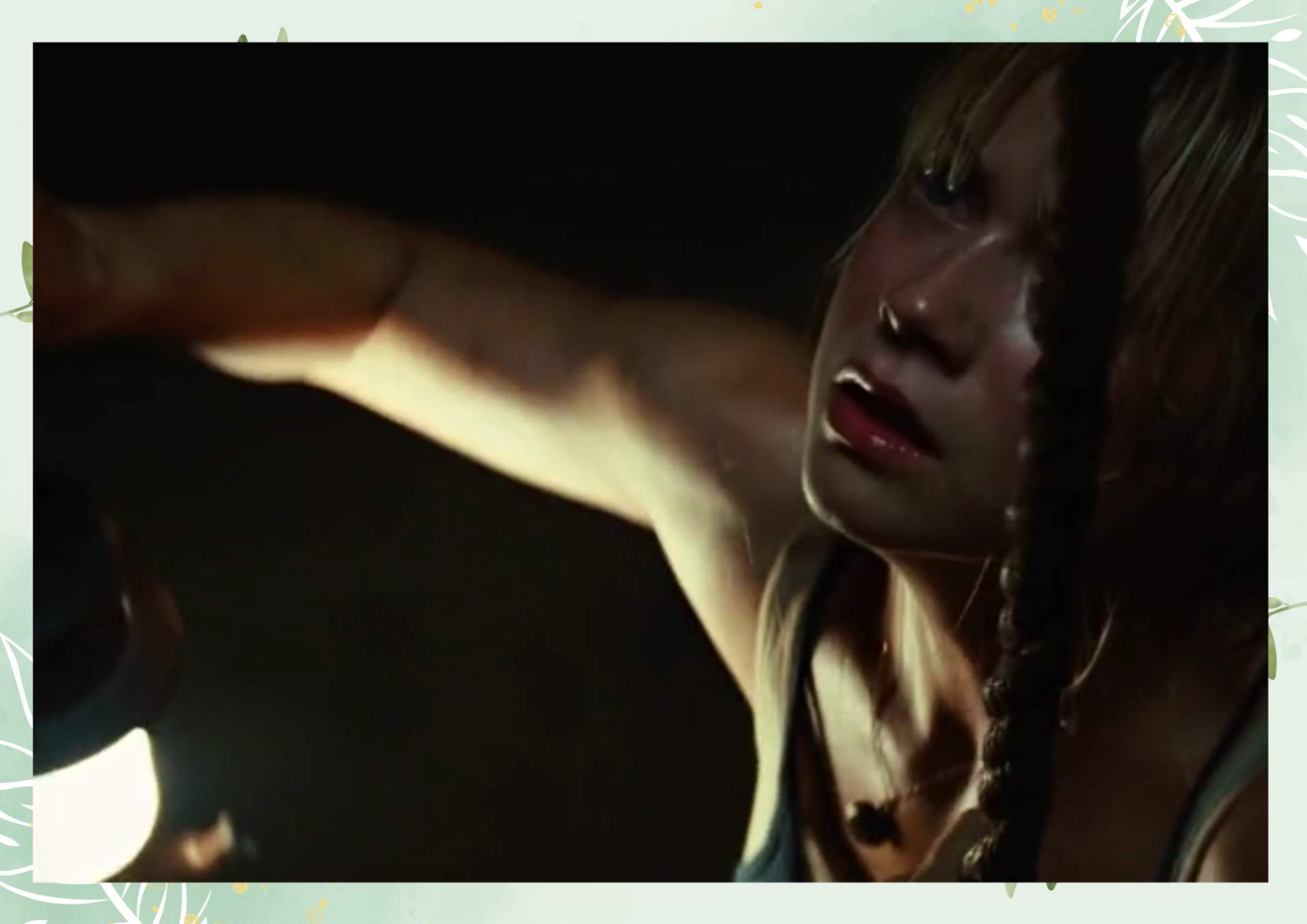 White Green Aesthetic Minimalist Blank Document Border 2 13