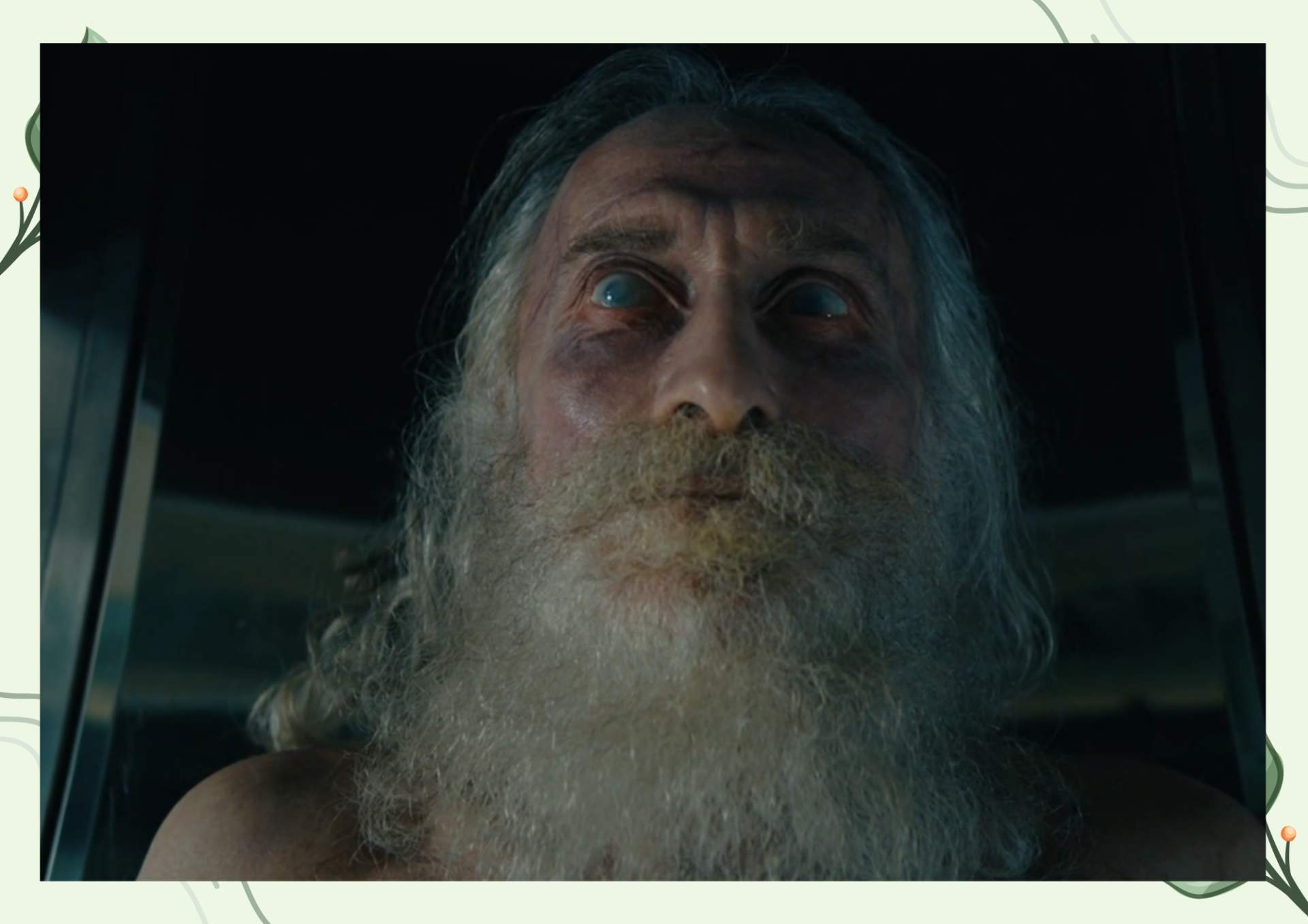 White Green Aesthetic Minimalist Blank Document Border 3 10