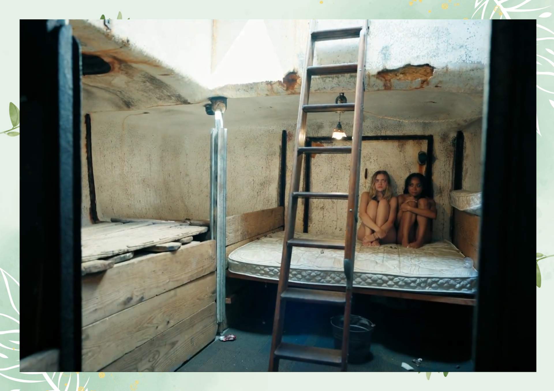 White Green Aesthetic Minimalist Blank Document Border 3 11